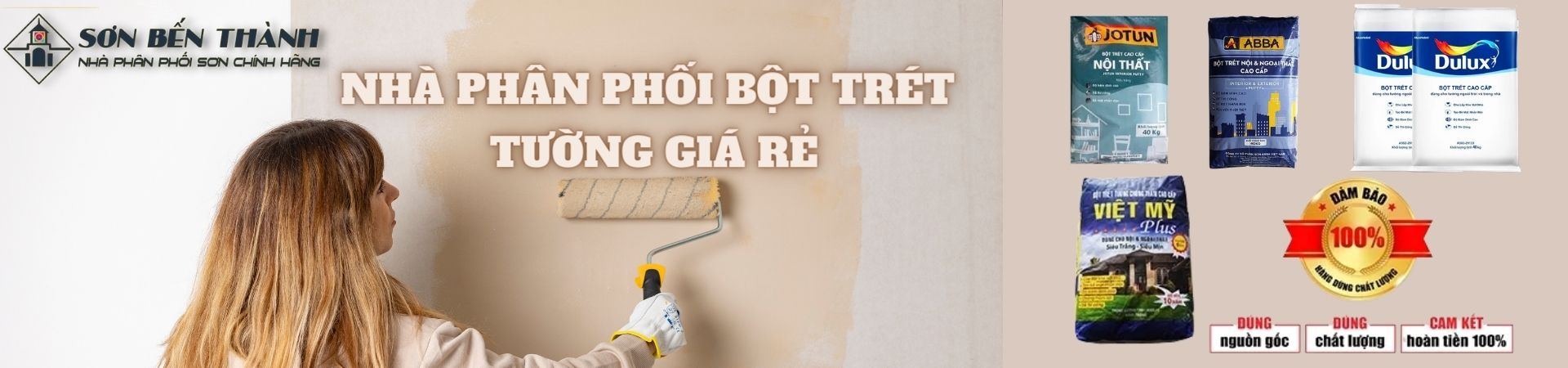 banner top trét tường